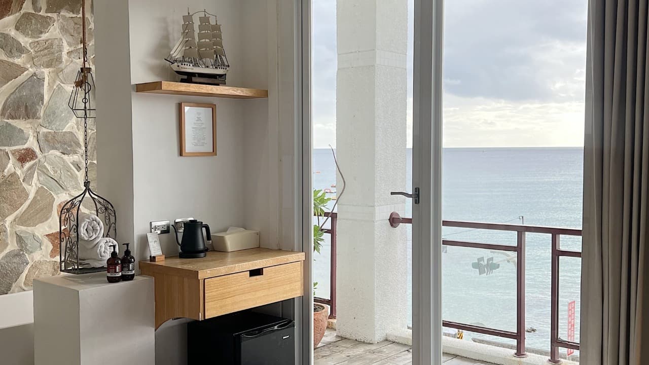 Oceanfront balcony