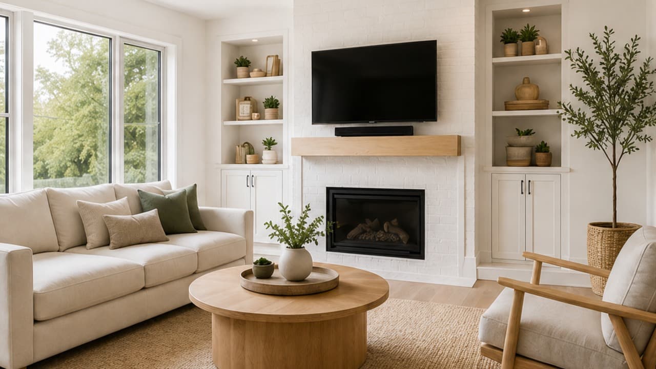 Scandinavian-style living room